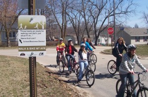 Chandra Poore's class biking photo